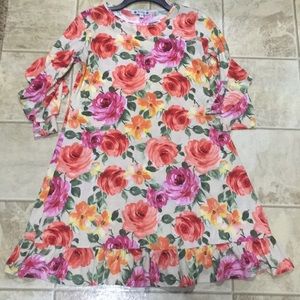 Floral Print Tunic Size Small